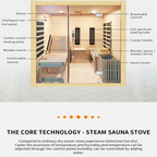SAUNA EVOLUTION®  Indoor Steam and Far-infrared Sauna Dual System 01