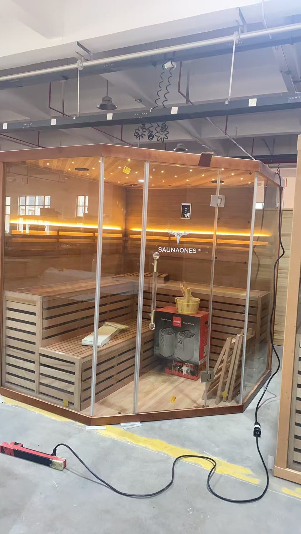 SAUNA EVOLUTION® 5-6 People Traditional Steam Sauna Room Luxury 1