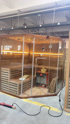 SAUNA EVOLUTION® 5-6 People Traditional Steam Sauna Room Luxury 1