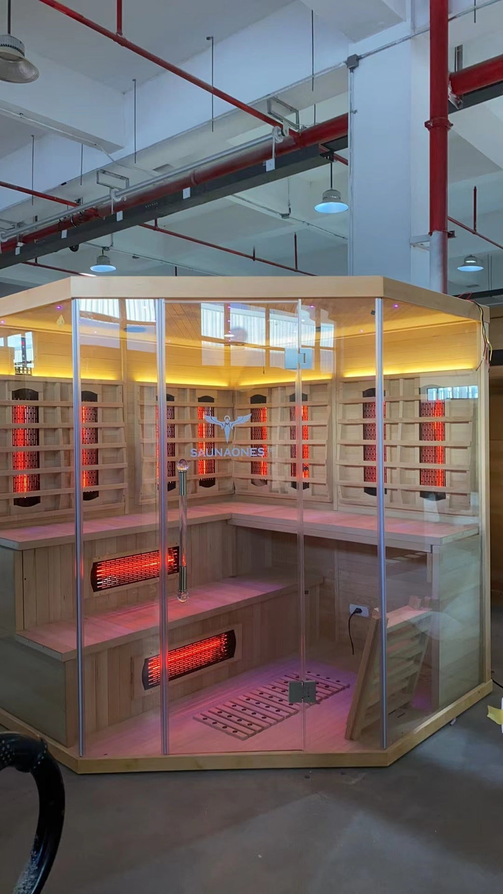 SAUNA EVOLUTION® 5-6 People Traditional Steam And Far Infrared Sauna Room Luxury 4