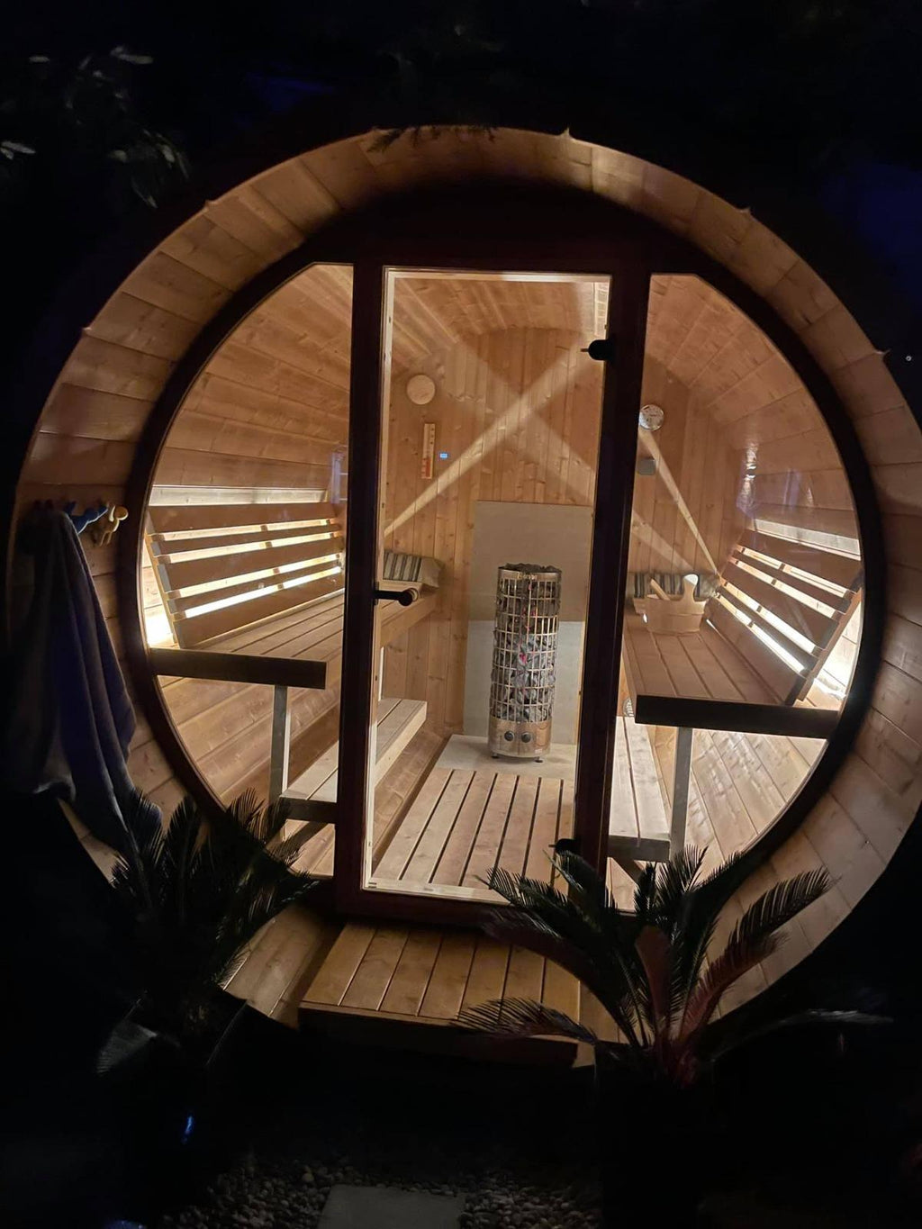 SAUNA EVOLUTION® Barrel Sauna Serenity Nature Air 7
