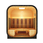 Peak Saunas El Capitan 4-Person Outdoor Full Spectrum Infrared Sauna with Built-In XL Medical-Grade Red Light Therapy and Smart WiFi App Control