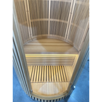 SAUNA EVOLUTION®  Hemlock Round Indoor Sauna Room Far Infrared 08