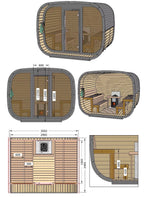 SAUNA EVOLUTION® Elegant Serenity Sauna 4