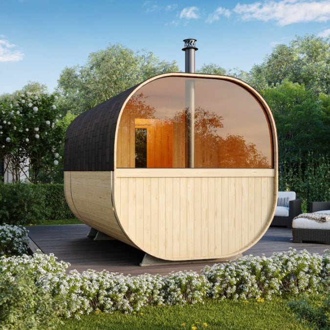 SAUNA EVOLUTION® Barrel Sauna Serenity Nature Air 6