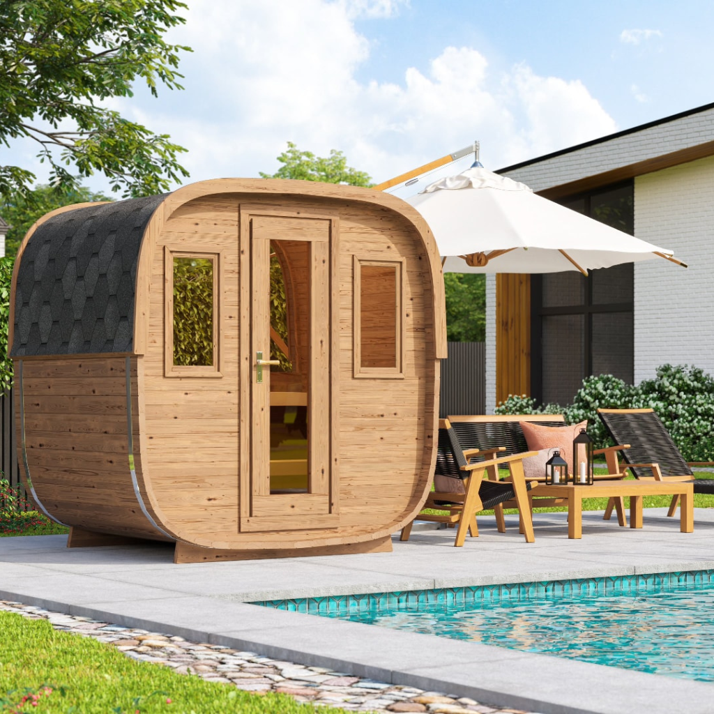SAUNA EVOLUTION® Square Sauna Minimalist Refresh 6