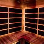 SAUNA EVOLUTION®  Low EMF Indoor Wood Sauna With Carbon Panel Far Infrared 16