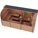 SAUNA EVOLUTION® Square Sauna Luxe Refresh 5