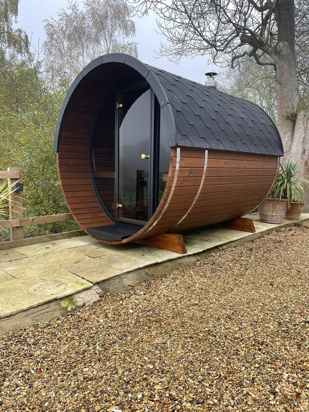 SAUNA EVOLUTION® Barrel Sauna Serenity Nature Air 7