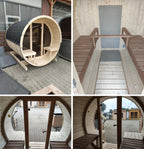 SAUNA EVOLUTION® Barrel Sauna Serenity Nature Air 7