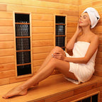 SAUNA EVOLUTION®  Low EMF Indoor Wood Sauna With Carbon Panel Far Infrared 16