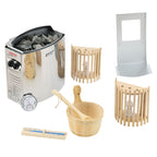 SAUNA EVOLUTION® 5-6 People Traditional Steam Sauna Room Luxury 1