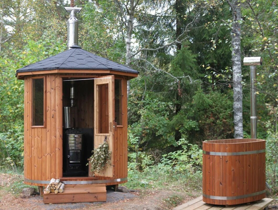 SAUNA EVOLUTION®  Garden Series Outdoor Sauna Cabin 06